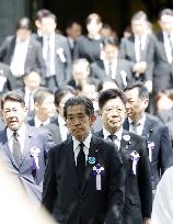 Yasukuni shrine on 81st anniv. of Japan's WWII surrender