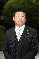 Yasukuni shrine on 81st anniv. of Japan's WWII surrender