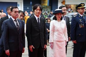 Japan crown prince, crown princess in Paraguay