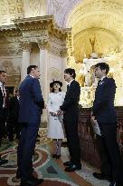 Japan crown prince, crown princess in Paraguay