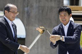 Asian Games: Torch-lighting ceremony