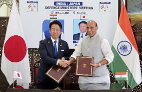 Japan-India defense talks in New Delhi
