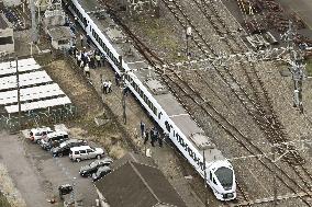 4 workers die after being hit by express train north of Tokyo
