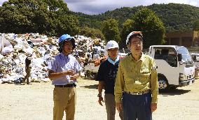 Aftermath of strong earthquake in Kumamoto
