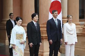 Japan crown prince, crown princess in Paraguay