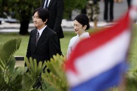 Japan crown prince, crown princess in Paraguay