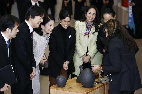 Japan crown prince, crown princess in Paraguay