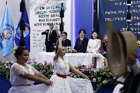 Japan crown prince, crown princess in Paraguay