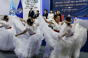 Japan crown prince, crown princess in Paraguay