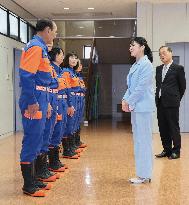 Princess Aiko in Shiga Pref.
