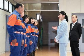 Princess Aiko in Shiga Pref.
