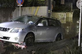 Torrential rain in Saitama