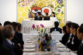 Japan crown prince, crown princess in Paraguay
