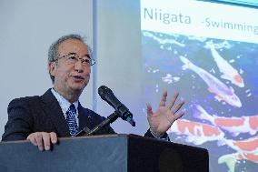 Event to pitch Niigata goods held in Sao Paulo