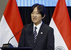 Japan crown prince in Paraguay