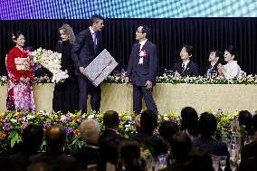 Japan crown prince, crown princess in Paraguay