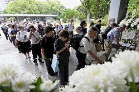 Memorial event for forced laborers in Siberia and Mongolia