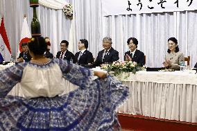 Japan crown prince, crown princess in Paraguay
