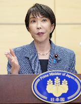 Japan PM meets press over U.S. sanctions on ICC chief