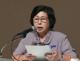Ex-Japan abductee Soga calls for early gov't action