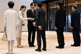 Japan crown prince, crown princess return from Paraguay
