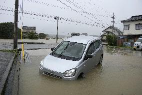 Aftermath of torrential rain in central Japan