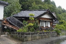 Torrential rain in central Japan