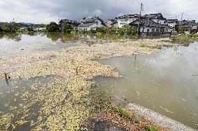 Torrential rain in central Japan