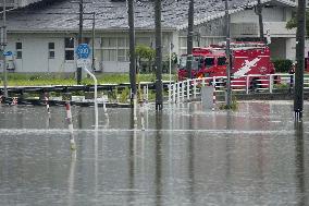 Torrential rain in central Japan