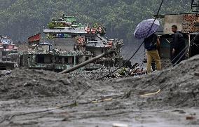 Aftermath of flash floods in Nepal