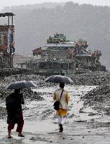 Aftermath of flash floods in Nepal