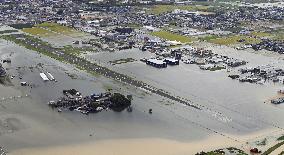 Torrential rain in central Japan