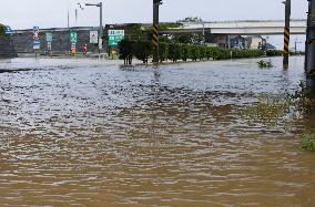 Torrential rain in central Japan