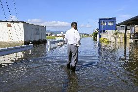 Torrential rain in central Japan