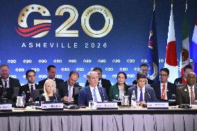 G20 finance meeting in North Carolina