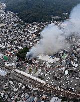 Large fire near Ise Jingu shrine