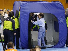 Cross-municipality governments disaster drill