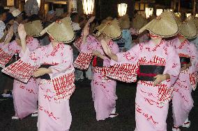 Traditional dance festival in Toyama