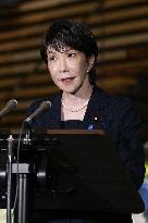 Japan PM meets press over gov't bond yield rise to 3%