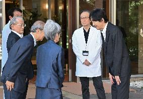 Japanese Crown Prince Fumihito visits Kumamoto