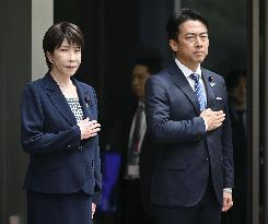 Japan PM Takaichi, defense minister Koizumi