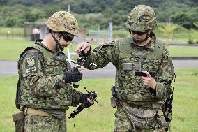 Japan-France forces' joint drill