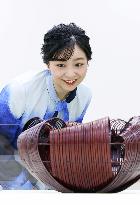 Princess Kako at craft art exhibition