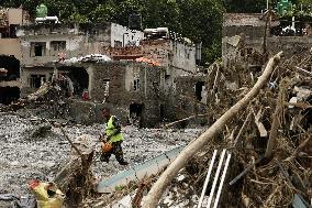 Aftermath of flash floods in Nepal