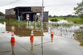 Torrential rain in northeastern Japan