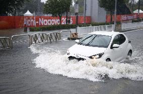 Torrential rain hits central Japan