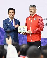Aichi-Nagoya Asian Games: Team welcome ceremony