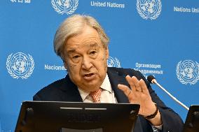 U.N. chief Guterres refers to AI