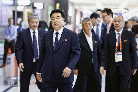 N. Korean sports minister arrives in Japan for Asian Games