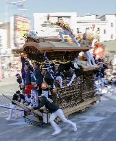 Float-pulling festival in Osaka Pref.